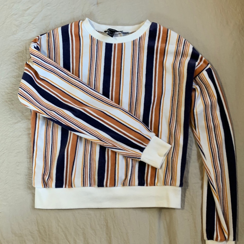 VELOUR long sleeve striped shirt :)